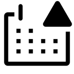 Calendar Outline Alerted (1) SVG Icon